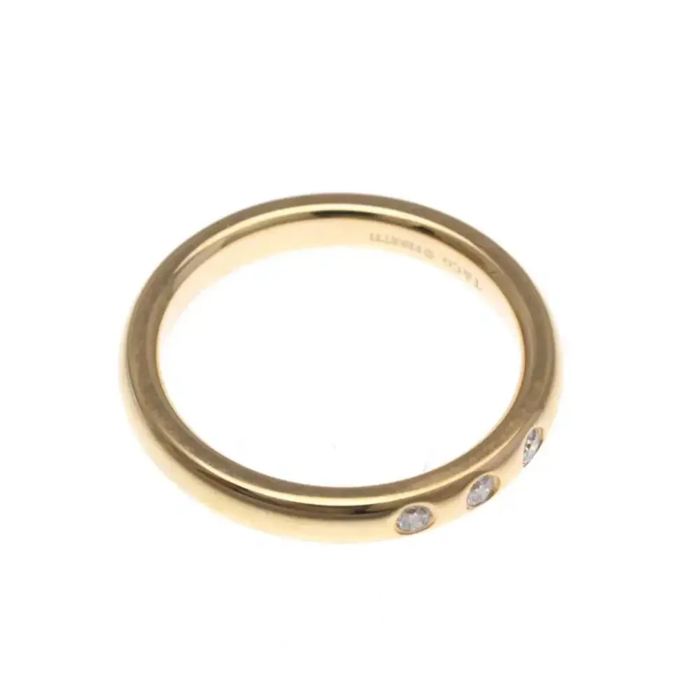 TIFFANY 18k Gold Diamond Ring